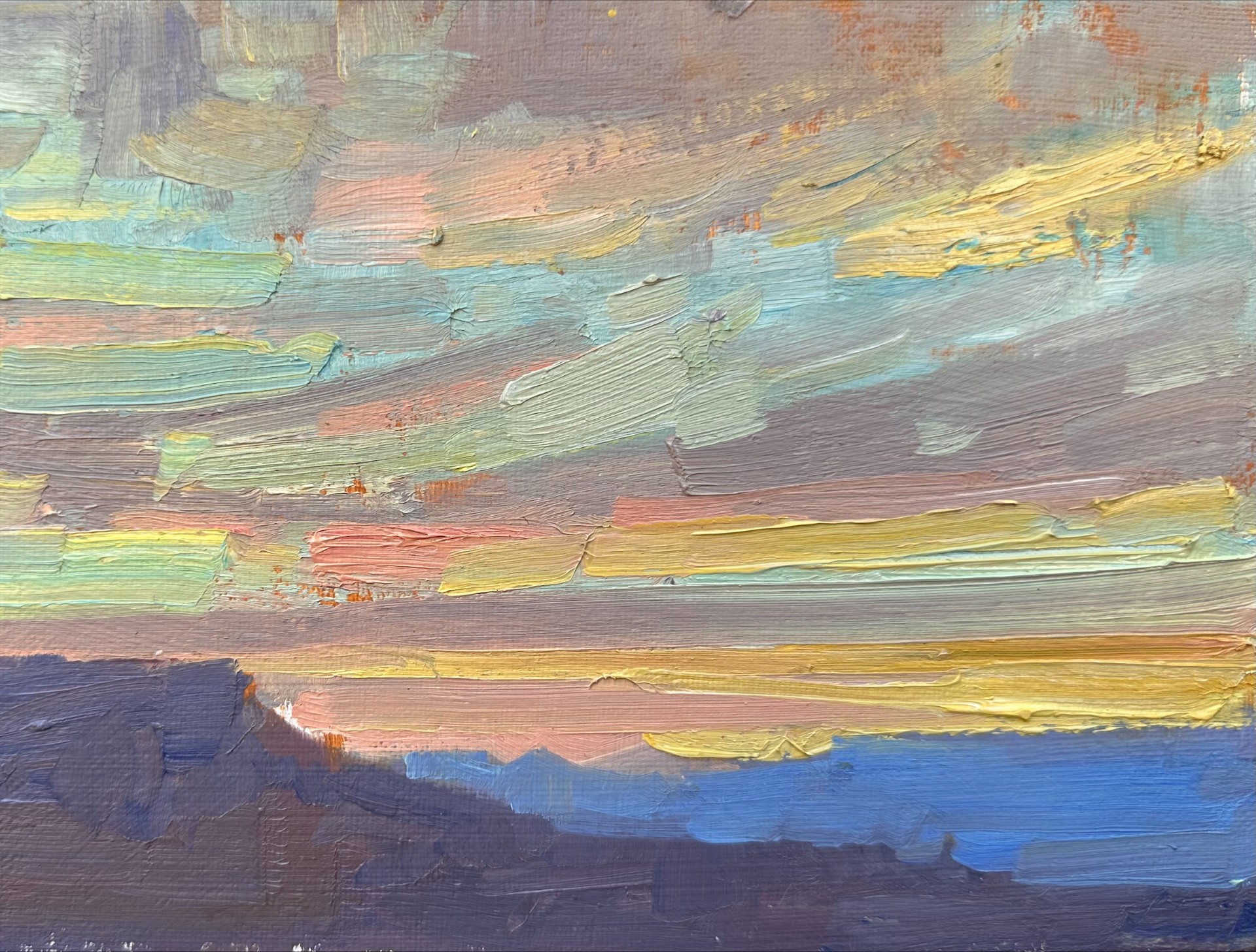 A Gentle Ending - 6x8 - Oil - $550
